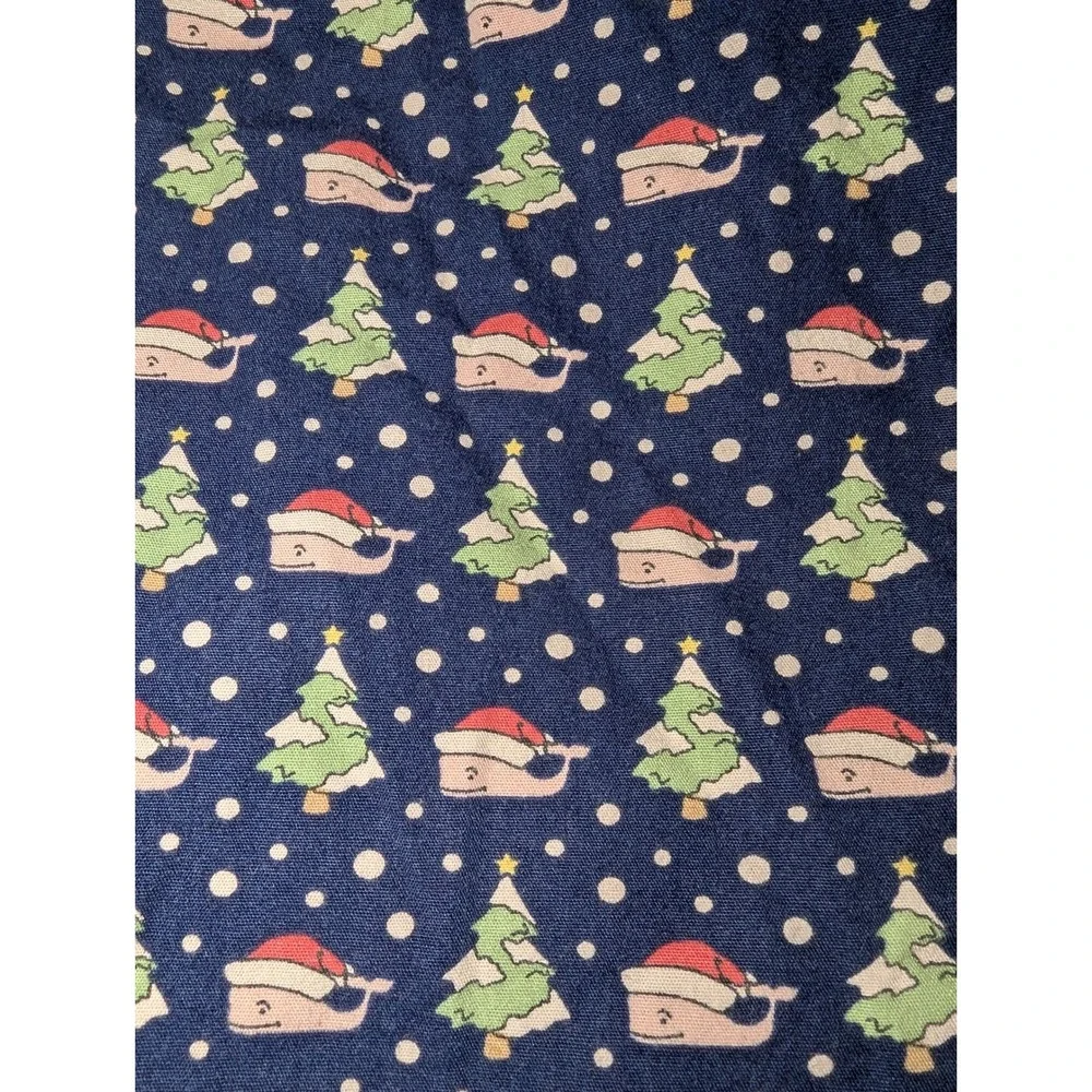 Vineyard Vines Men's Holiday Pajama Pants Large Very Good Christmas‎ Santa Whale